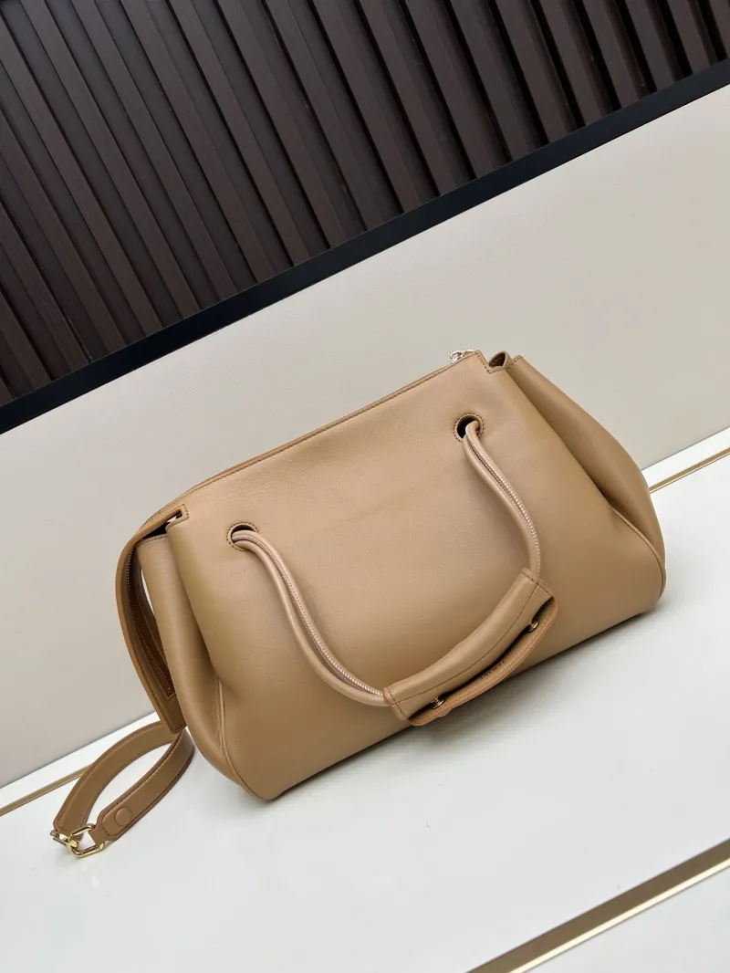 Loewe Tan Leather Handle Bag 250519 - Image 3
