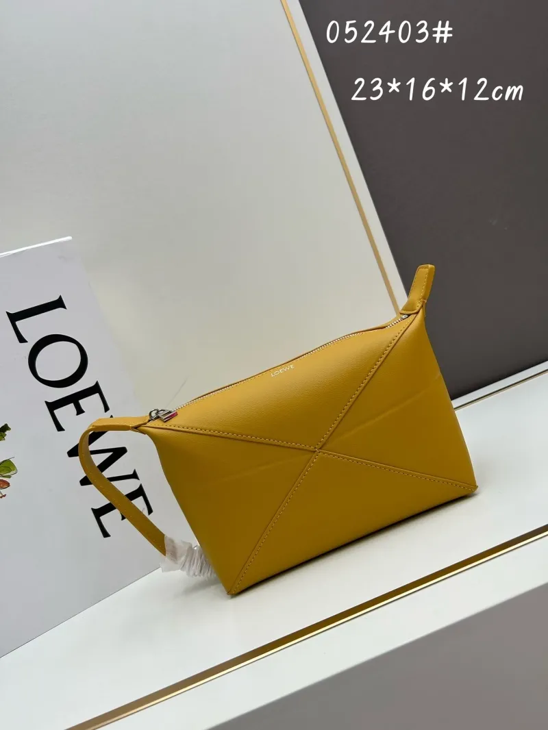 LOEWE Yellow Leather Handbag 052403