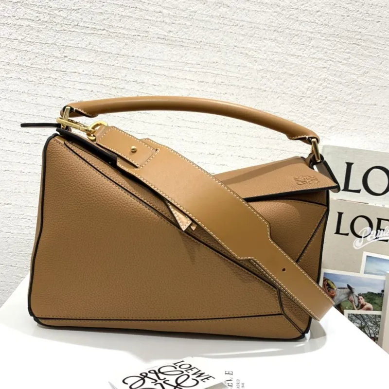 Loewe Tan Leather Handle Shoulder Bag 700