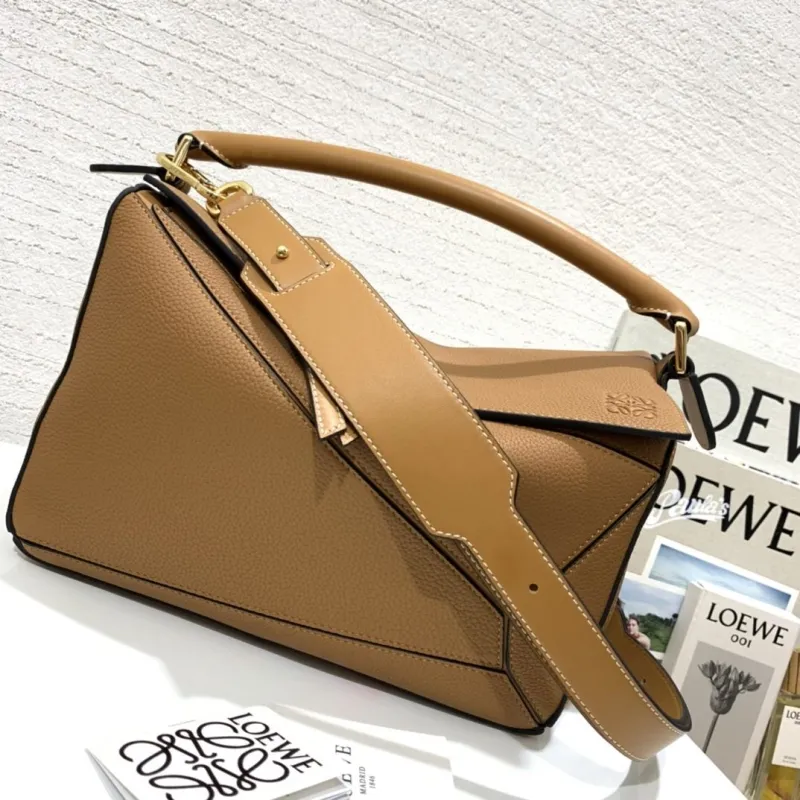 Alternative view of Loewe Tan Leather Handle Shoulder Bag 700