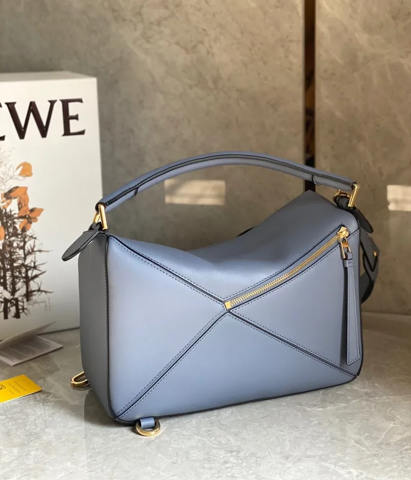 Loewe Light Blue Puzzle Shoulder Bag - Image 4