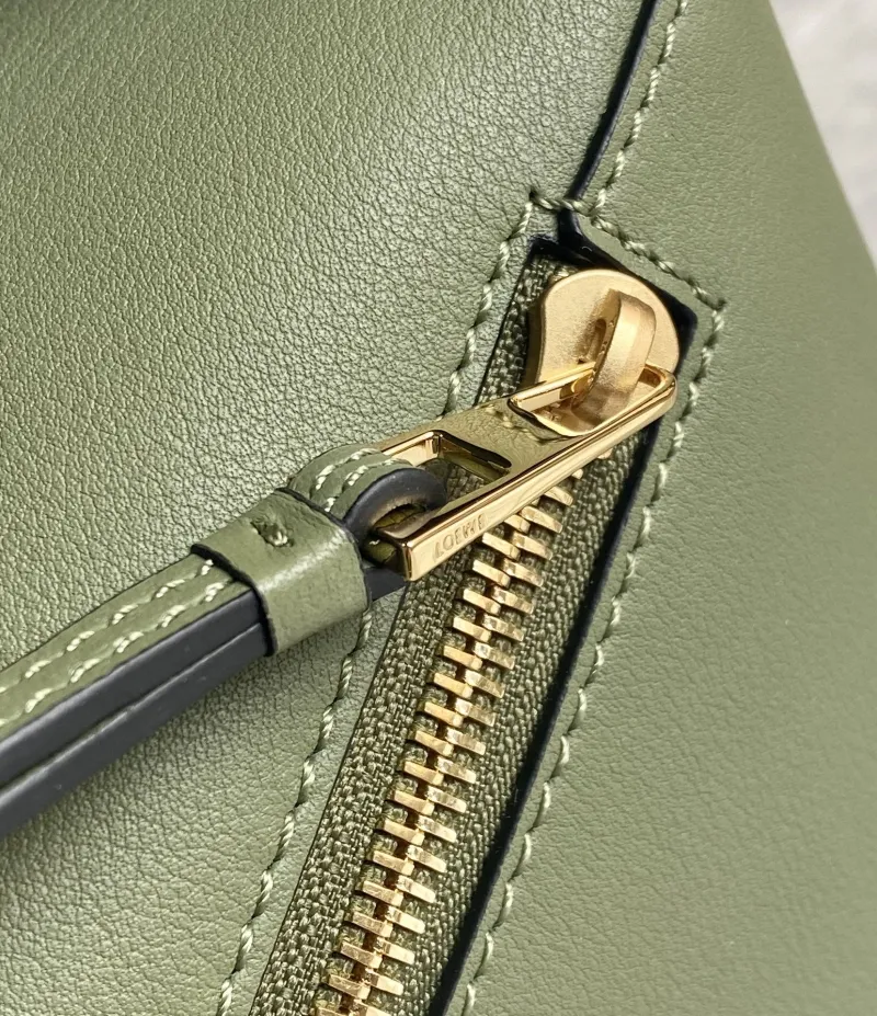 LOEWE Olive Green Handle Bag 712 - Image 9