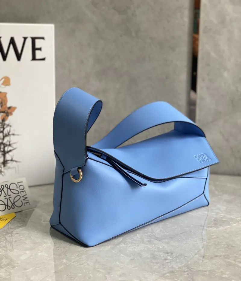 Alternative view of Loewe Light Blue Leather Handbag 714