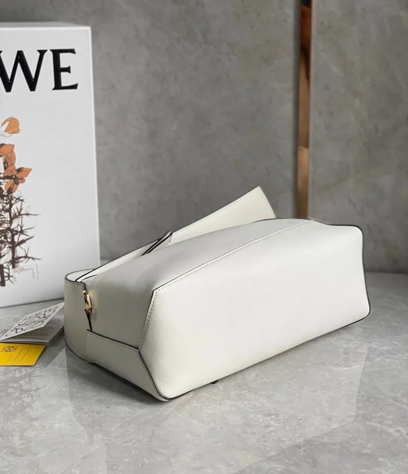 Loewe White Leather Handle Bag 717 - Image 8