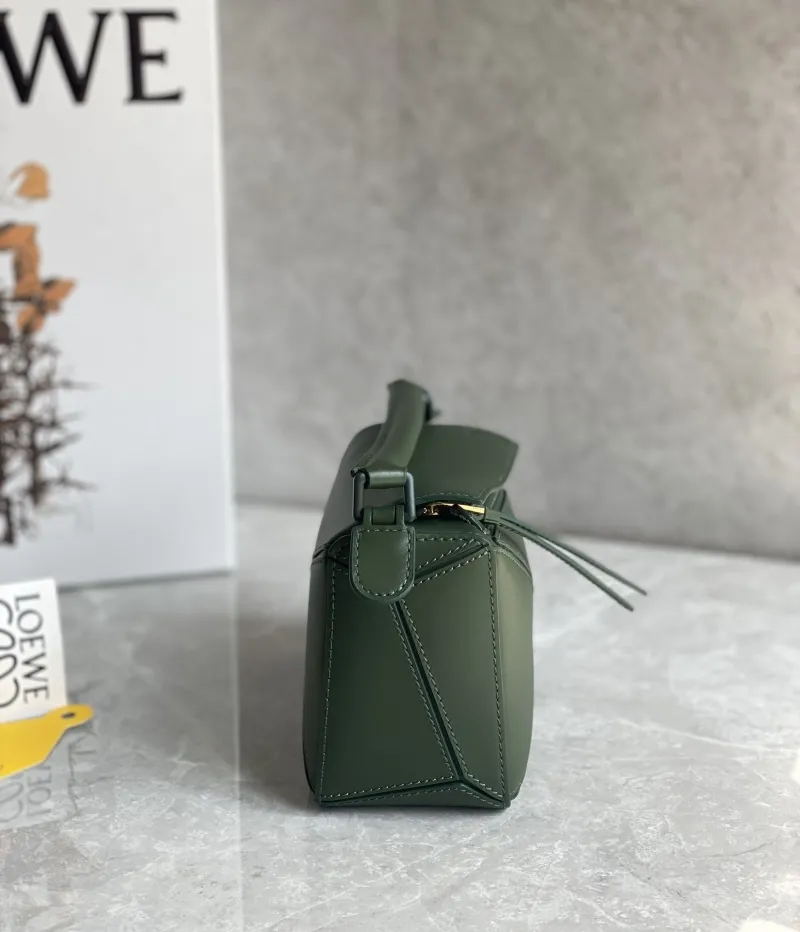 LOEWE Green Puzzle Shoulder Bag 719 - Image 5