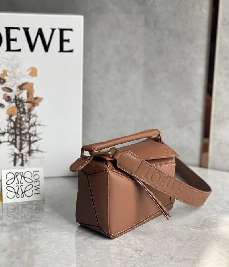 Alternative view of LOEWE Brown Leather Crossbody Bag 720