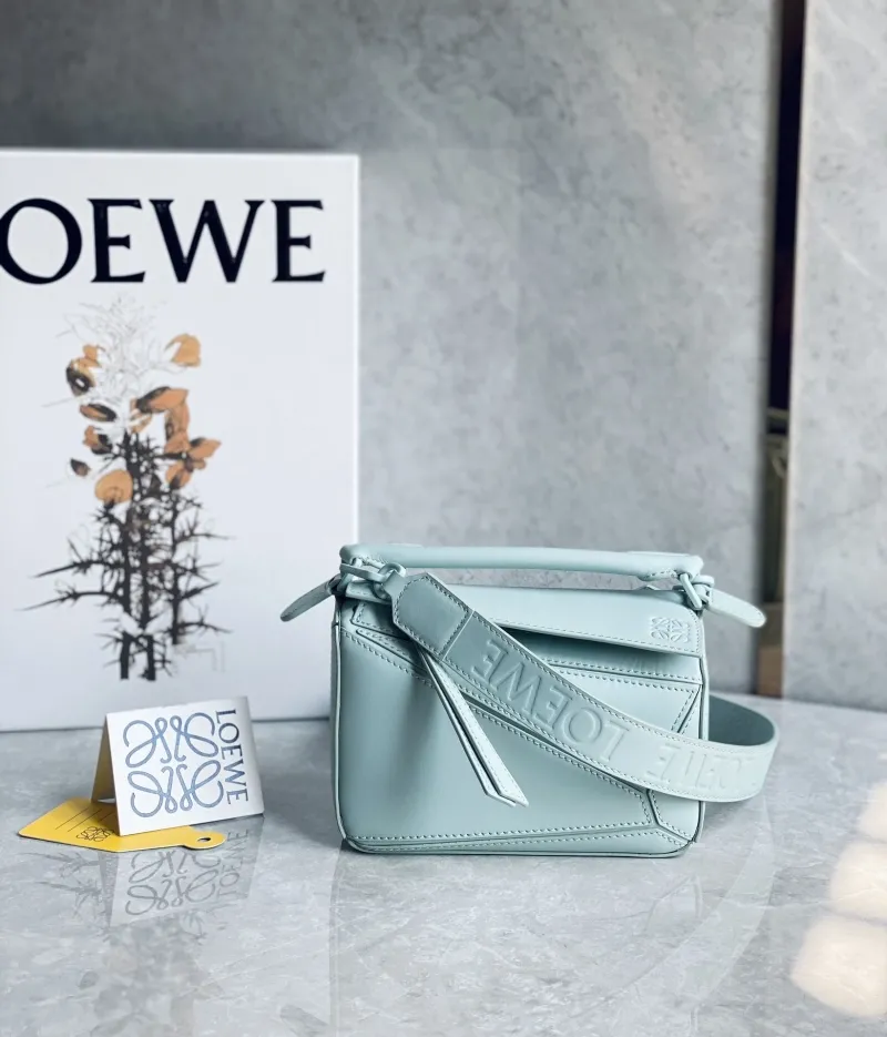 Loewe Light Blue Small Handle Crossbody Bag 721