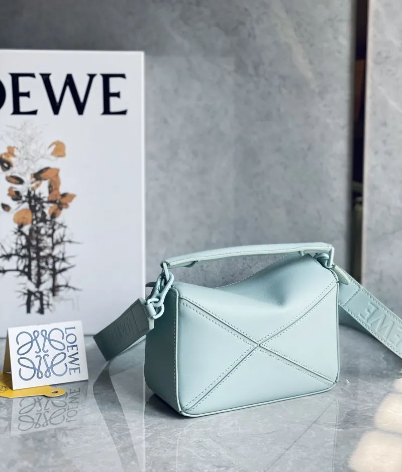 Loewe Light Blue Small Handle Crossbody Bag 721 - Image 4