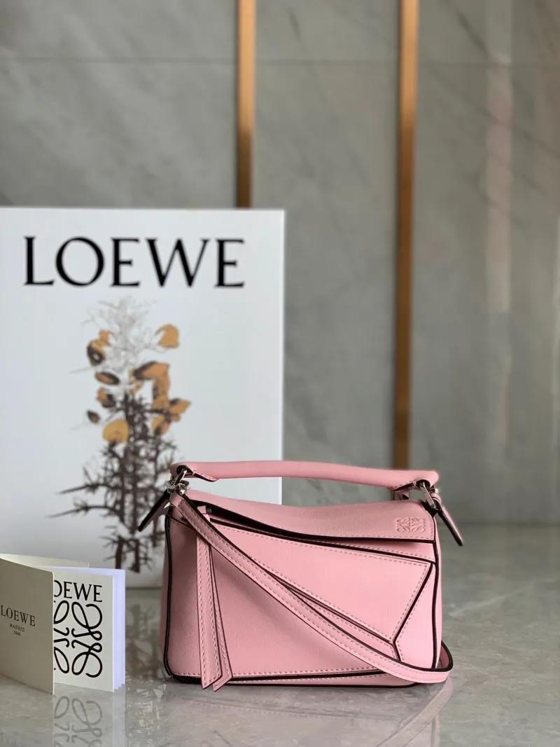 LOEWE Pink Puzzle Mini Handbag