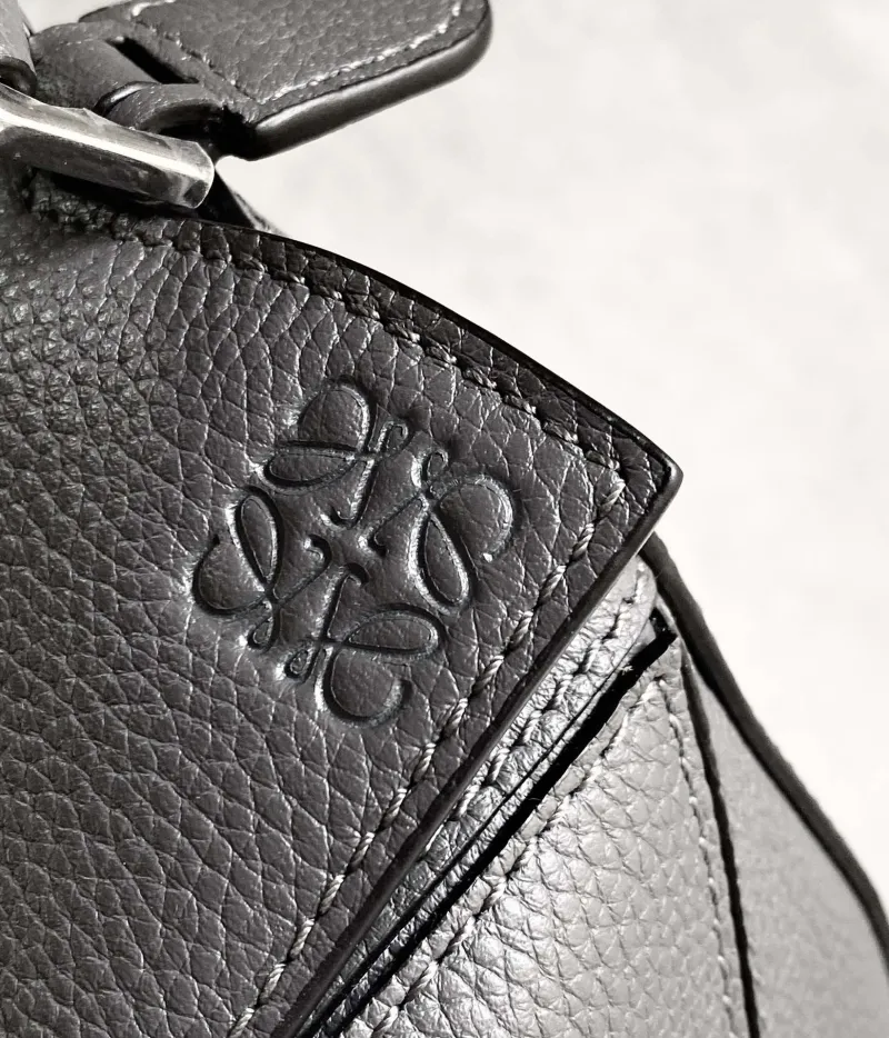 Alternative view of LOEWE Gray Leather Crossbody Bag 729