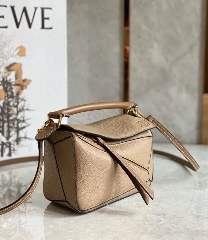 Alternative view of Loewe Beige Puzzle Crossbody Bag 730