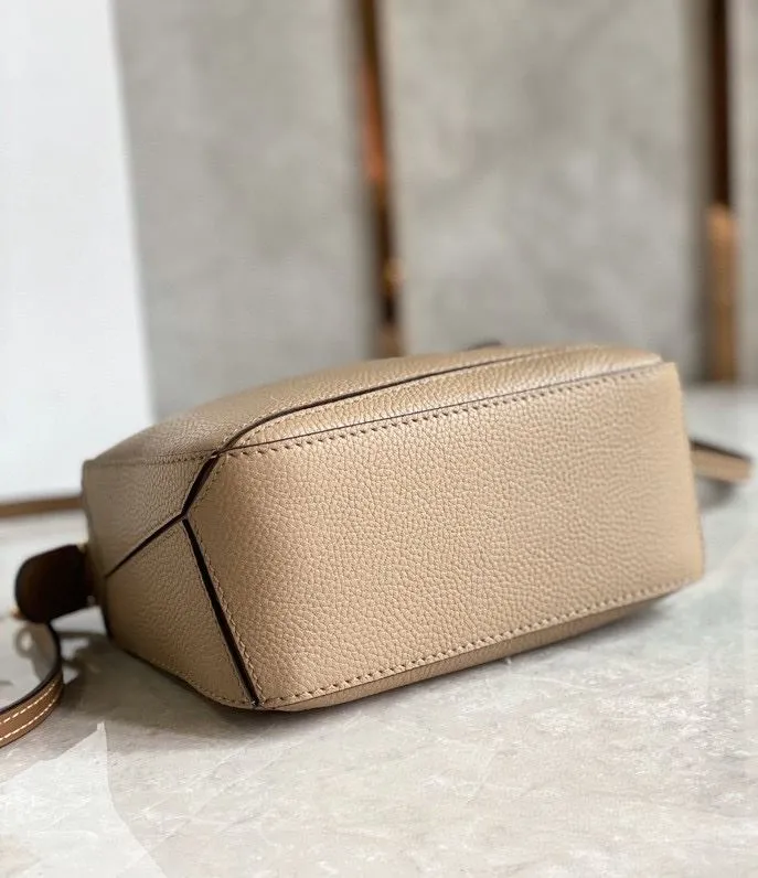 Loewe Beige Puzzle Crossbody Bag 730 - Image 4