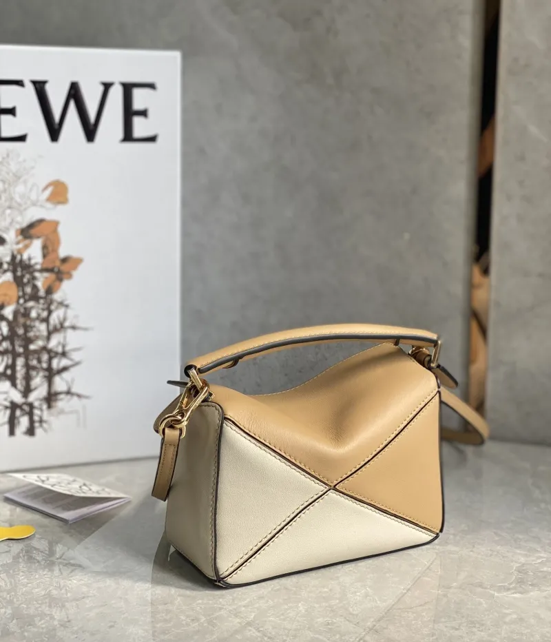 Loewe Beige Puzzle Mini Crossbody Bag 736 - Image 4