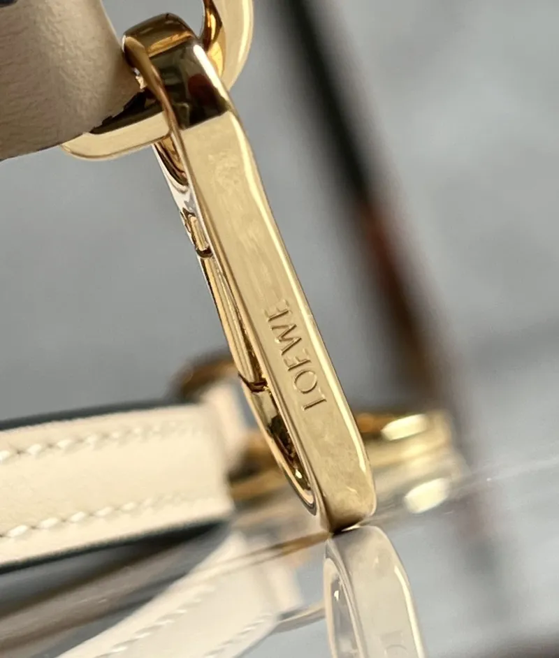 Loewe Puzzle Bag Beige White Crossbody Bag 741 - Image 9