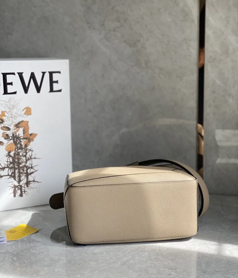 Loewe Beige Puzzle Shoulder Bag 744 - Image 5