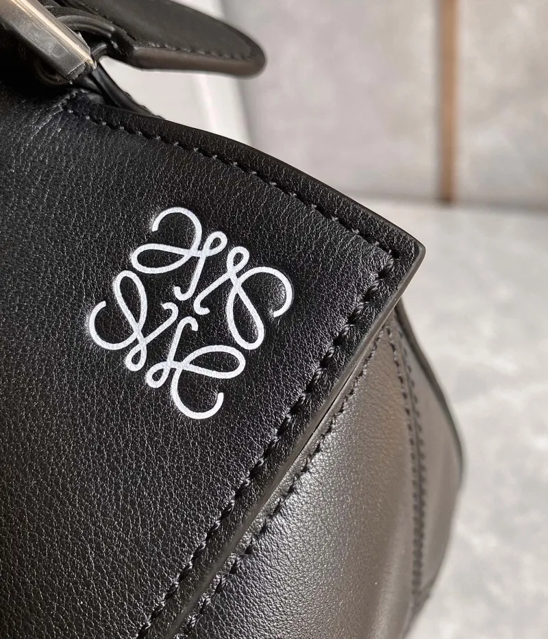 Alternative view of Loewe Black Leather Handbag 747