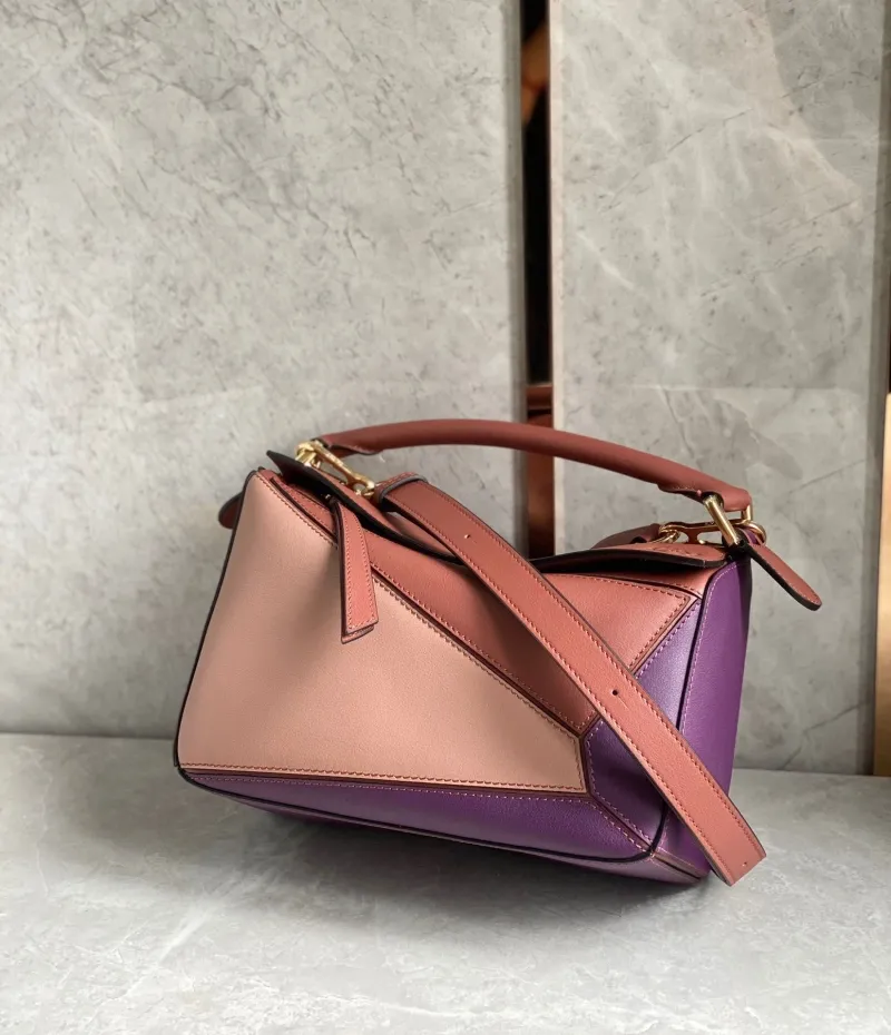 Loewe Multicolor Leather Puzzle Handbag 755 - Image 5