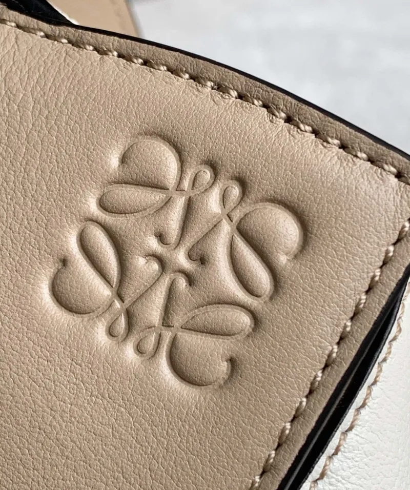 Loewe Puzzle Shoulder Bag Beige White Green 759 - Image 3