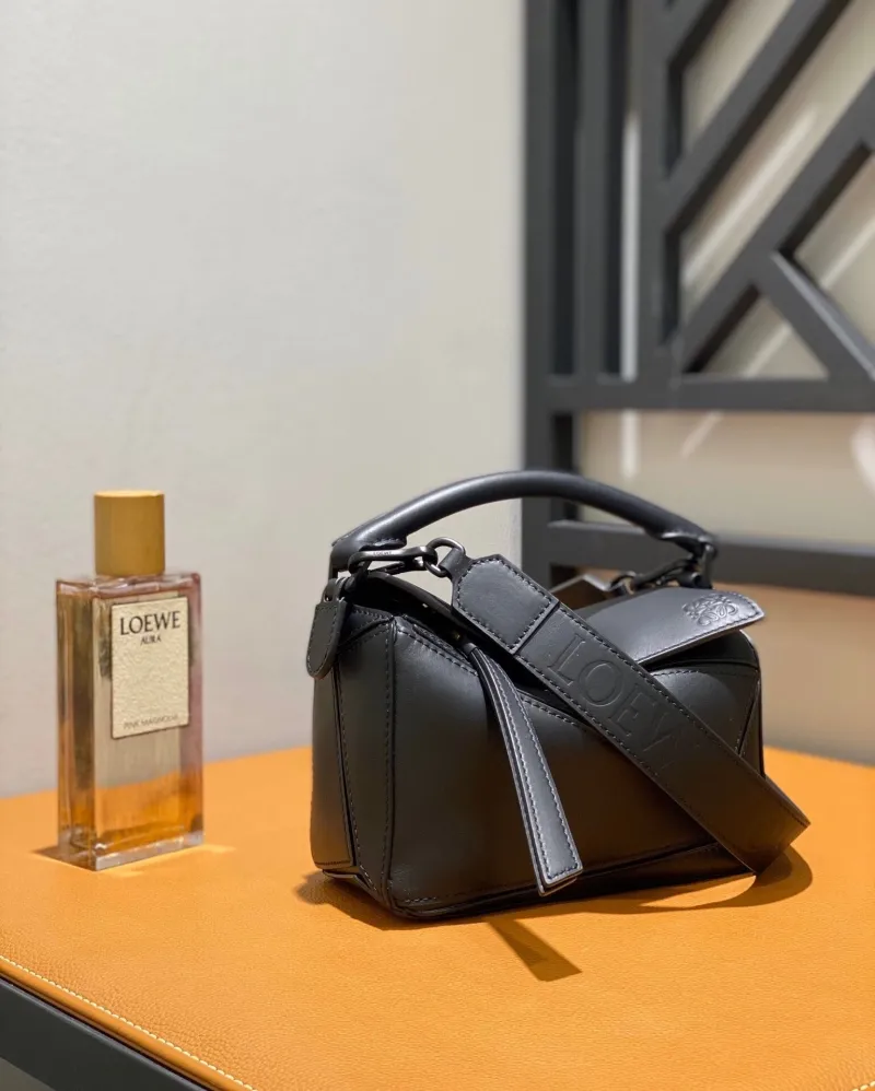 Alternative view of Loewe Black Puzzle Crossbody Bag 770