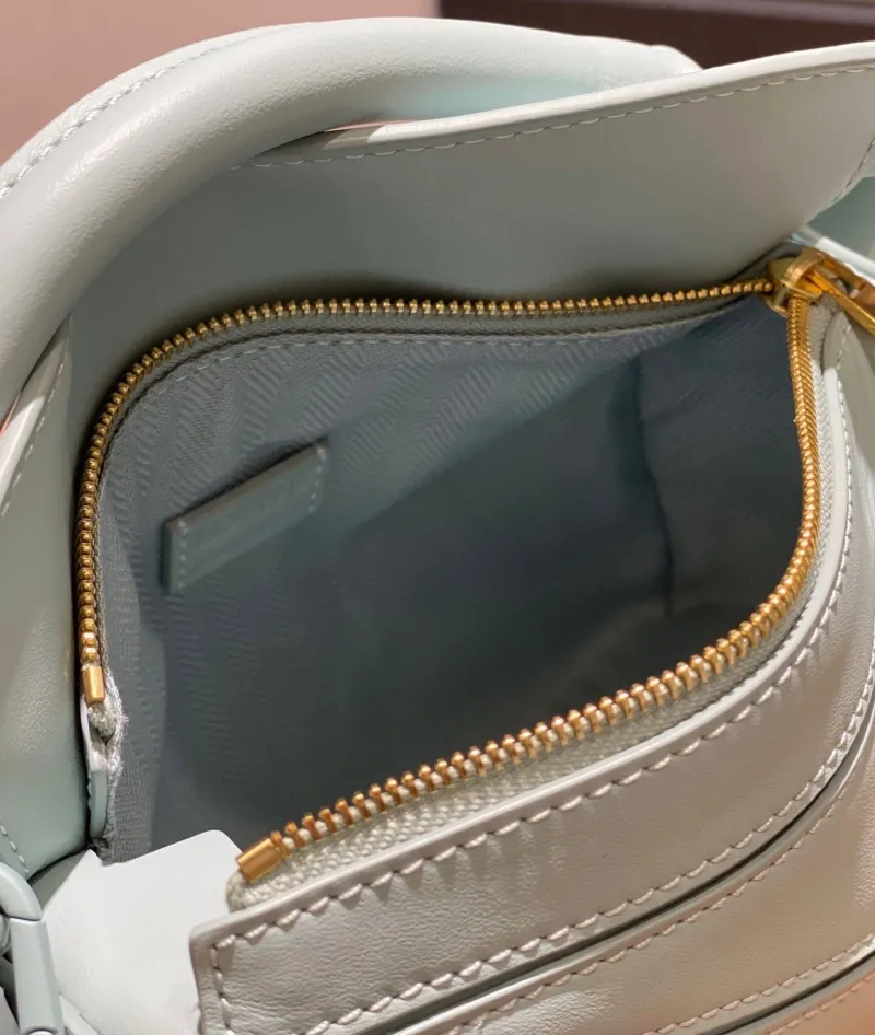 Loewe Light Blue Leather Handle Bag 771 - Image 6