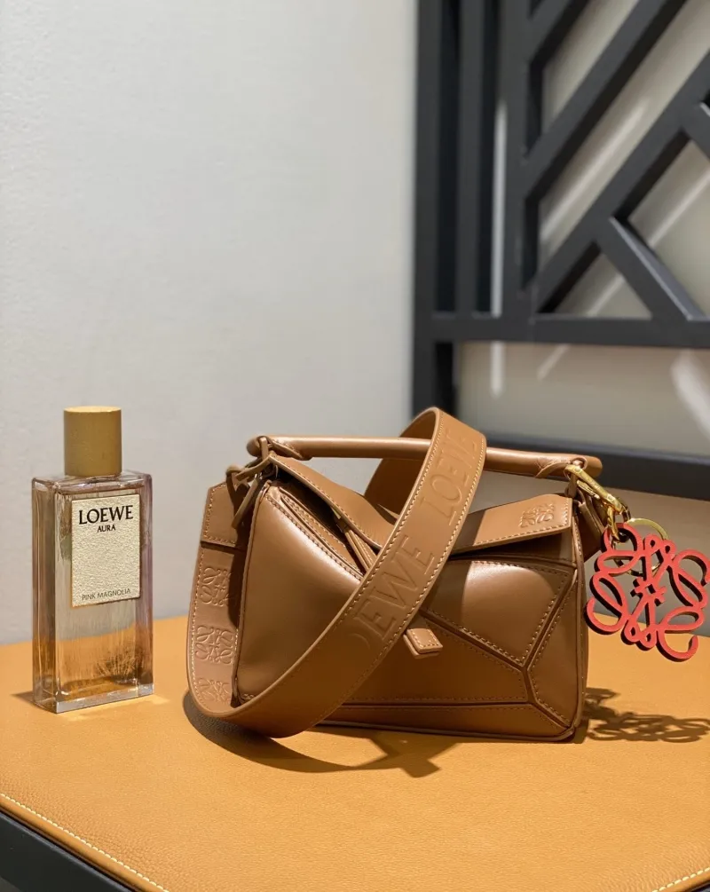 Alternative view of LOEWE Brown Leather Crossbody Handbag 772