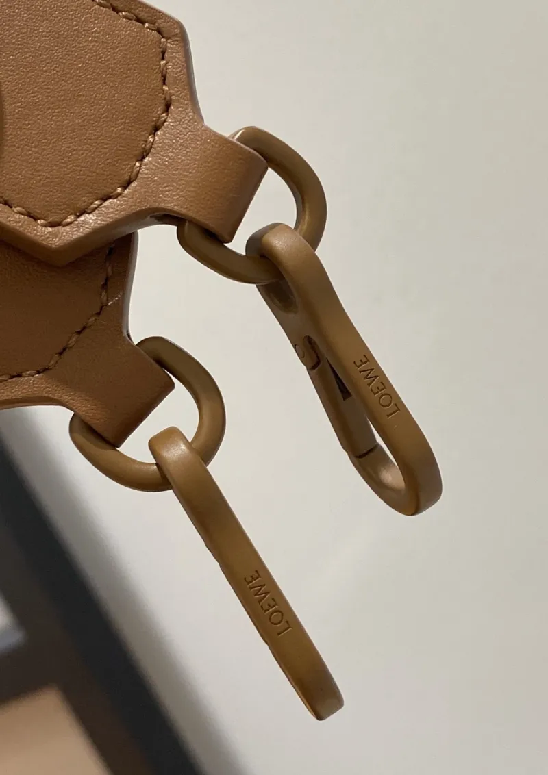 LOEWE Brown Leather Crossbody Handbag 772 - Image 8