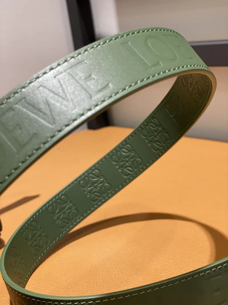 LOEWE Green Leather Handle Bag 773 - Image 9