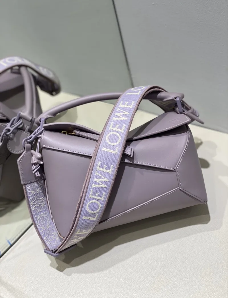 Alternative view of Loewe Lavender Puzzle Crossbody Bag 778