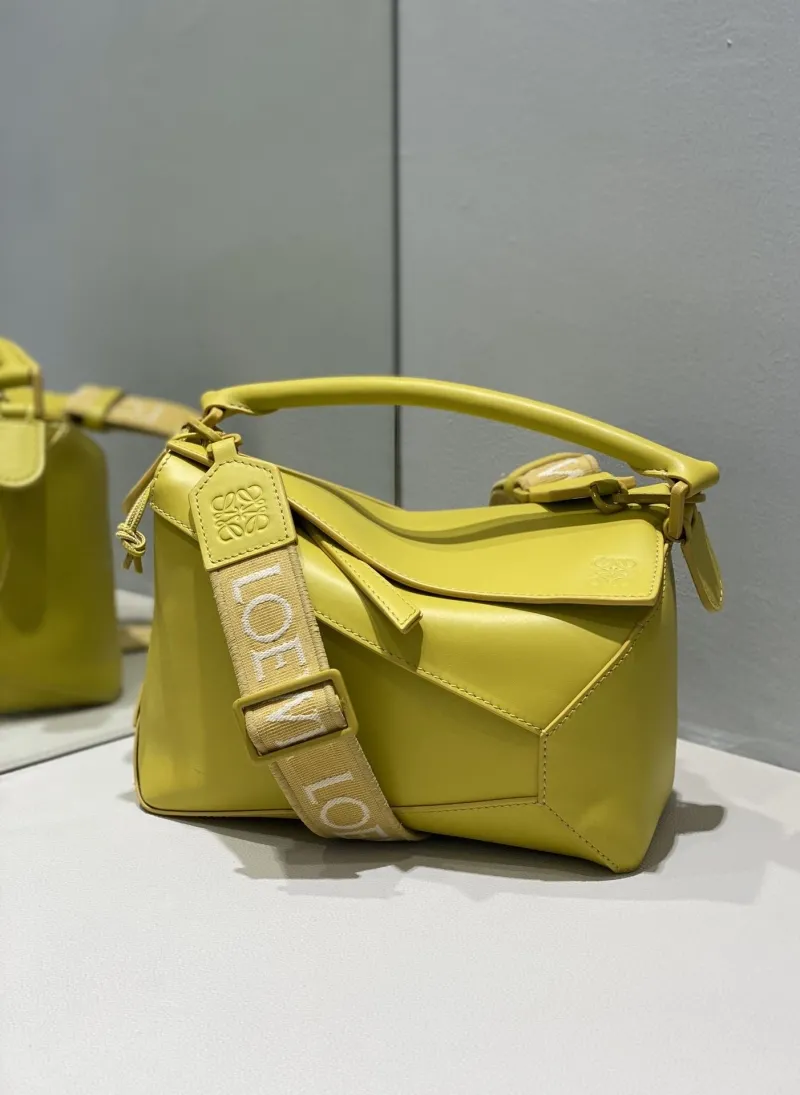 Alternative view of LOEWE Yellow Small Crossbody Handbag 780