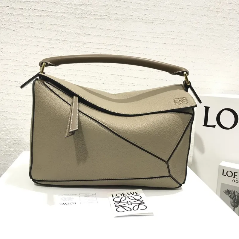 LOEWE Puzzle Shoulder Bag Taupe 790