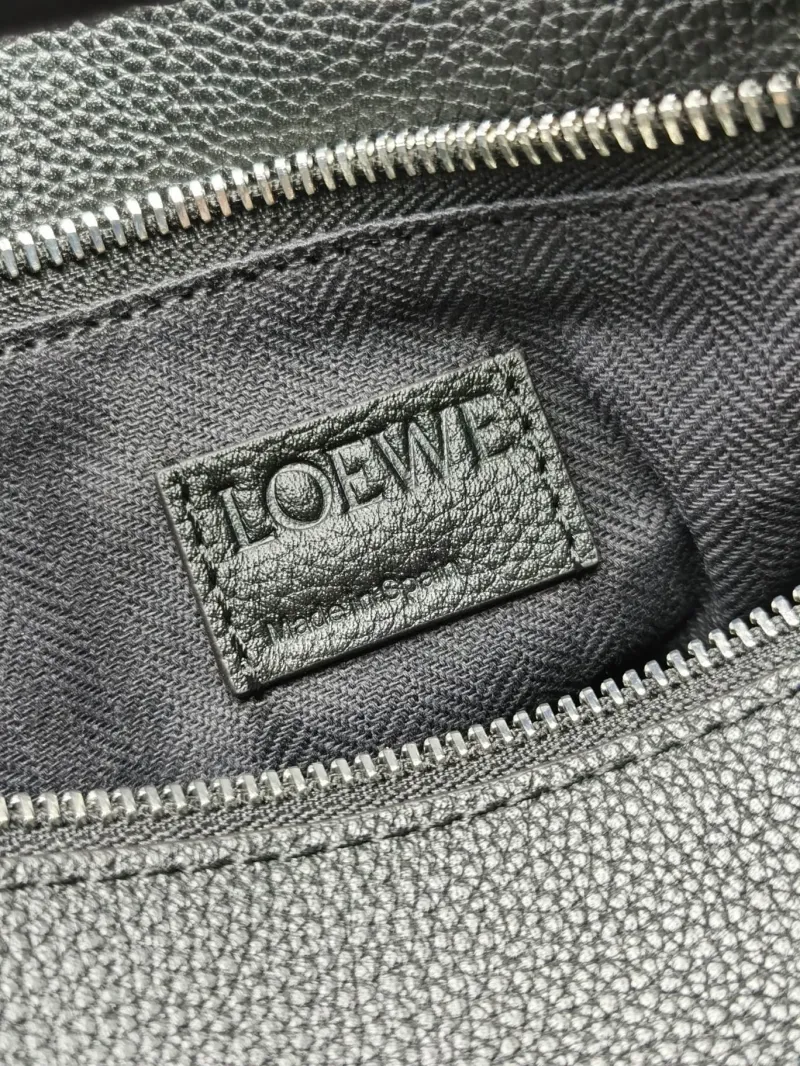 Loewe Black Leather Handle Handbag 792 - Image 8