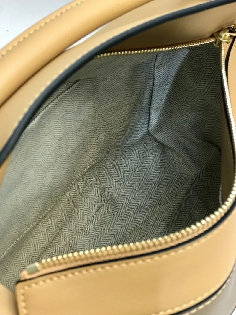 LOEWE Beige Gray Puzzle Handbag 794 - Image 7