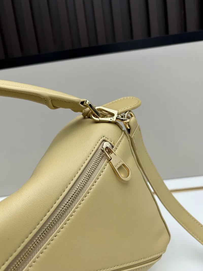 Loewe Pale Yellow Puzzle Handbag 250505 - Image 4