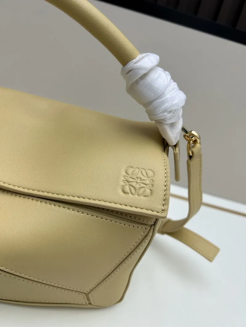 Loewe Pale Yellow Puzzle Handbag 250505 - Image 5