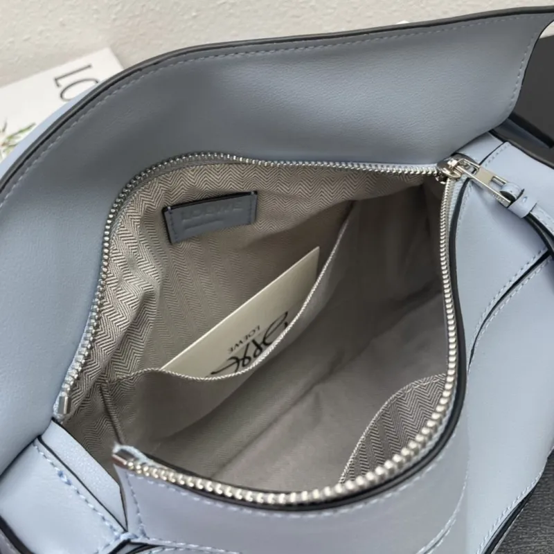 Loewe 0153 Light Blue 30cm Puzzle Handbag - Image 9