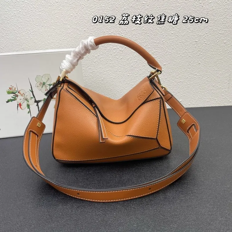 Alternative view of Loewe Puzzle Caramel Leather Bag 25cm 0152
