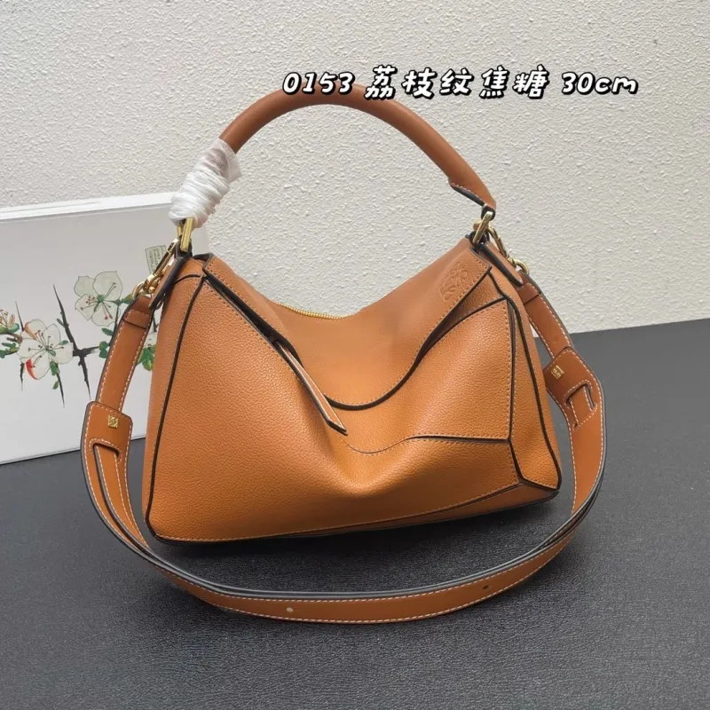 Alternative view of Loewe 0153 Caramel Leather Puzzle Shoulder Bag 30cm