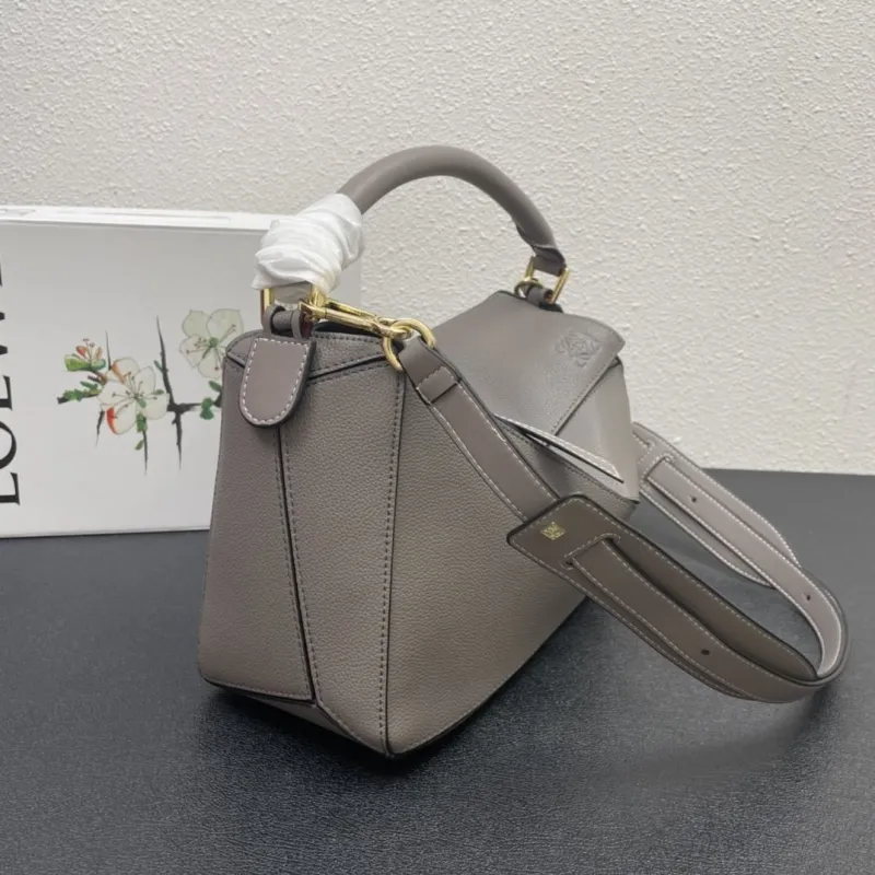 Loewe Puzzle Dark Gray Handbag 30cm 0153 - Image 4