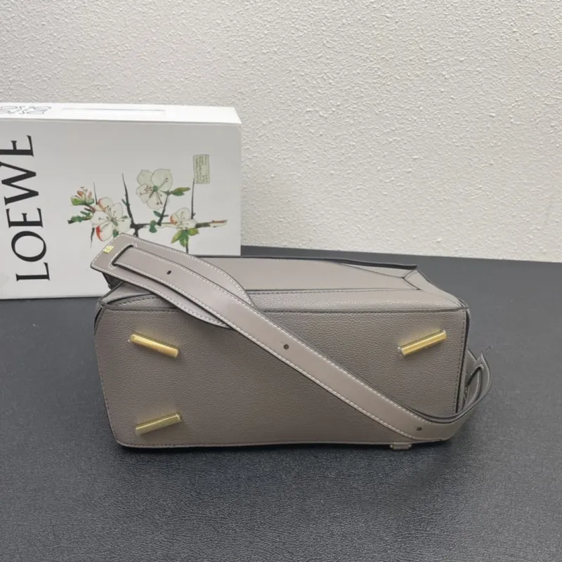 Loewe Puzzle Dark Gray Handbag 30cm 0153 - Image 7