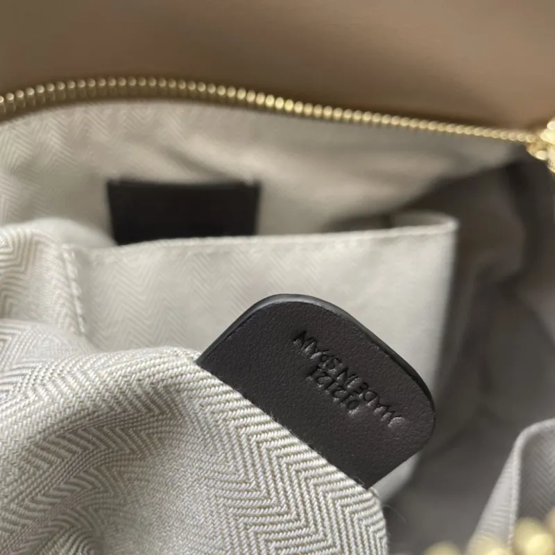 Loewe 0153 30cm Khaki Patchwork Handbag - Image 9