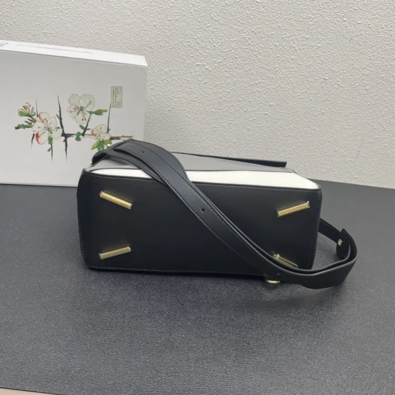 Loewe 0153 Gray Black 30cm Puzzle Shoulder Bag - Image 7