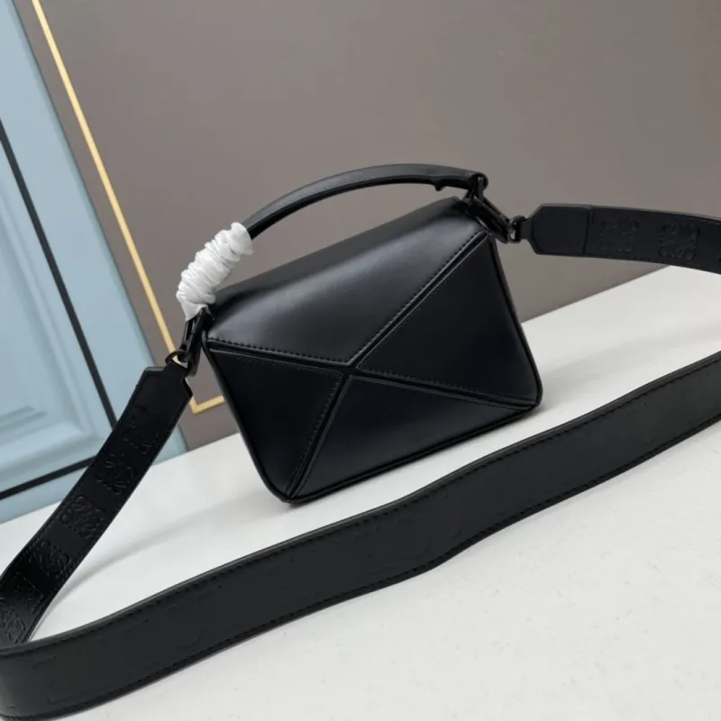 Loewe Mini Black Crossbody Bag 18cm - Image 3