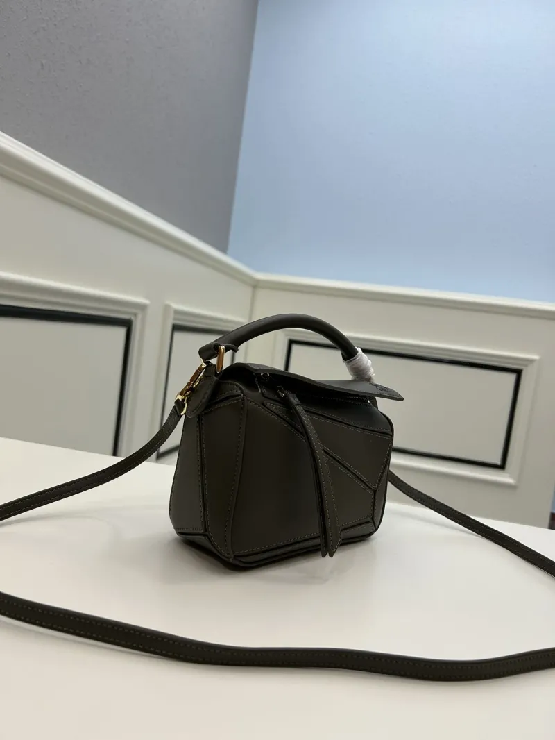 Alternative view of Loewe 850 Mini 18cm Dark Green Crossbody Handbag