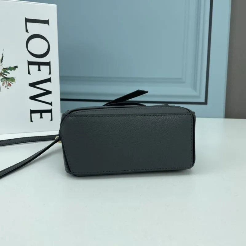 LOEWE Mini 18cm Dark Gray Crossbody Bag 853 - Image 5
