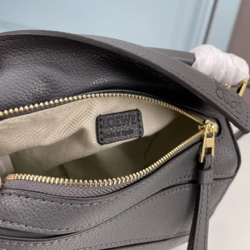 LOEWE Mini 18cm Dark Gray Crossbody Bag 853 - Image 8