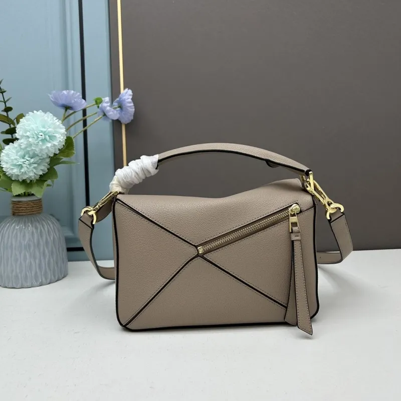 Loewe Puzzle Bag Taupe Crossbody 864 - Image 3