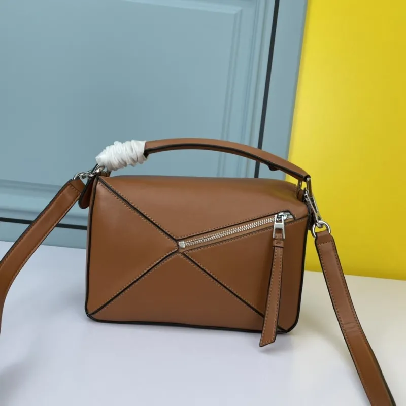 Loewe Brown Puzzle Shoulder Bag 869 - Image 3