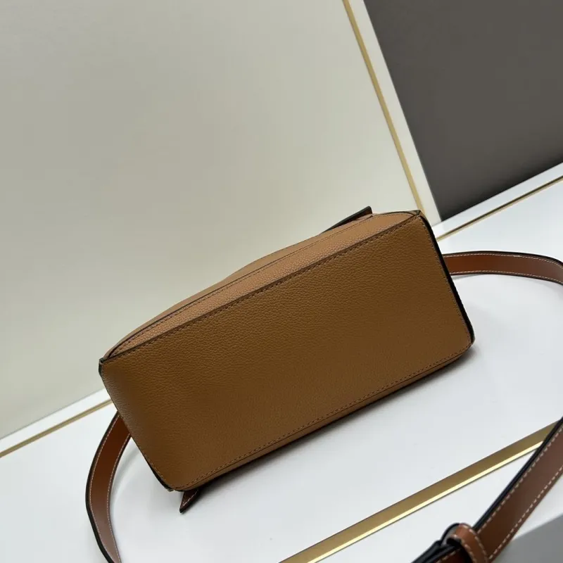 Loewe Small 24cm Brown Puzzle Shoulder Bag 874 - Image 5