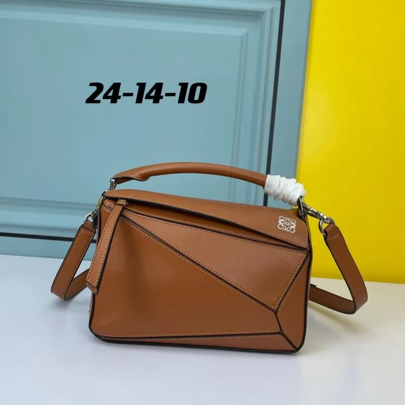 Alternative view of Loewe Puzzle Leather Top Handle Shoulder Bag