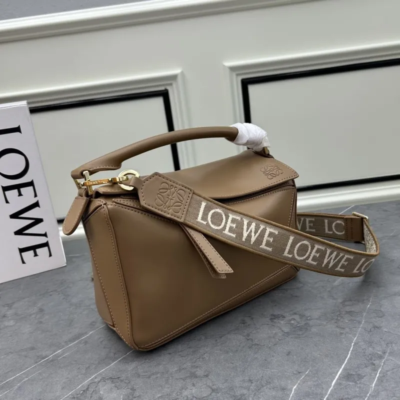 Alternative view of LOEWE Brown Leather Handle Crossbody Bag 24cm
